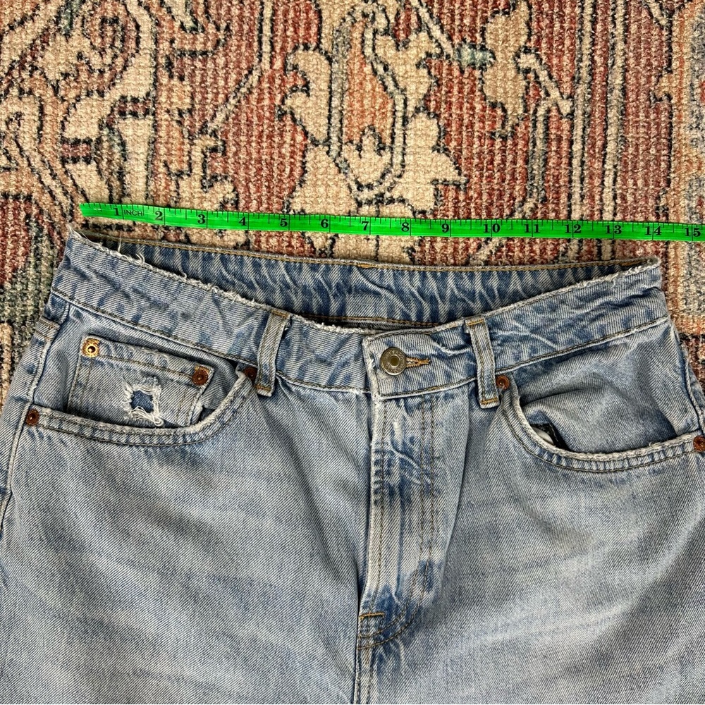 Topshop Moto Jeans Cropped Wide leg W30 L30 - Picture 2 of 9